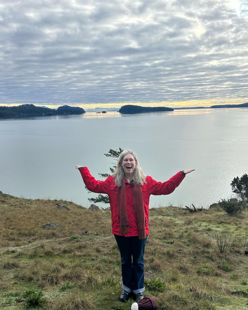 Author on Hope Island