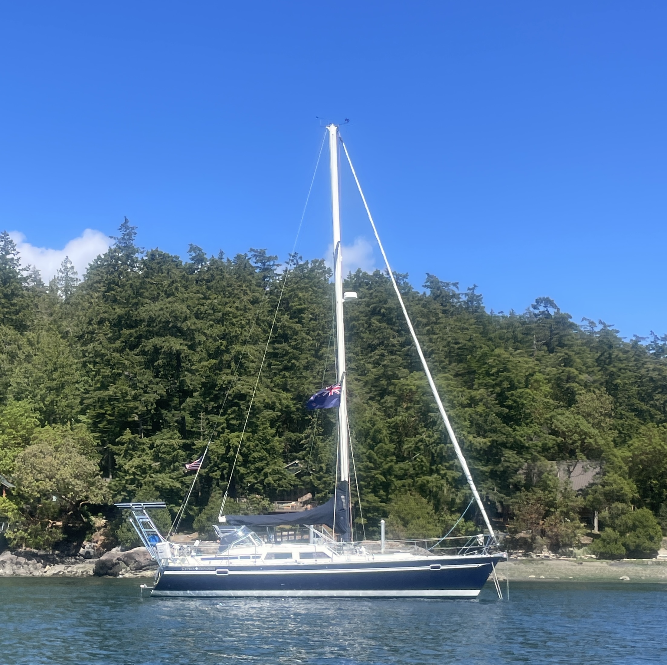 Gypsea Explorer Sceptre Sailboat on the Water