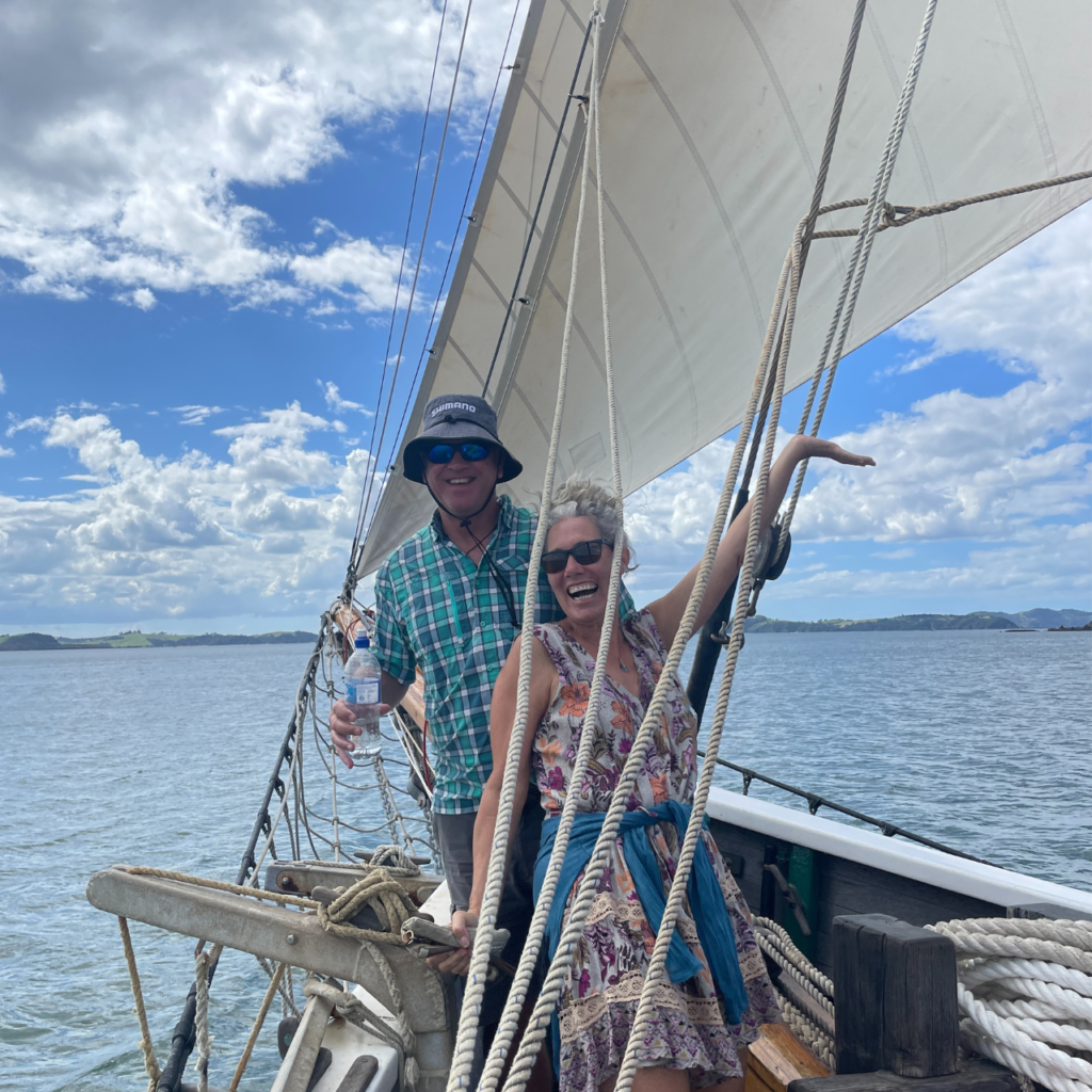 Me & The Kiwi on Tall Ship New Zealand