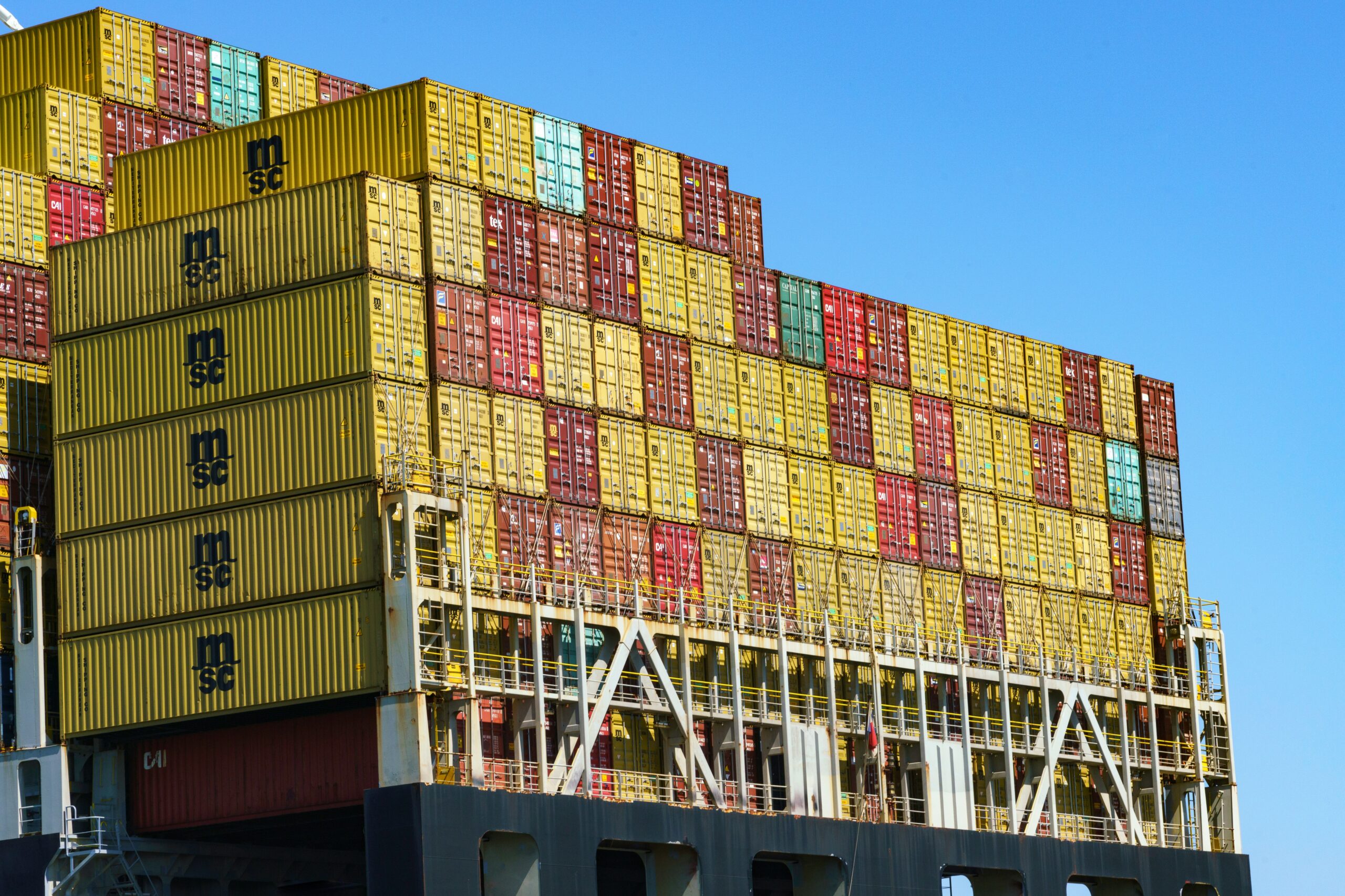 Cargo Ship in Oakland