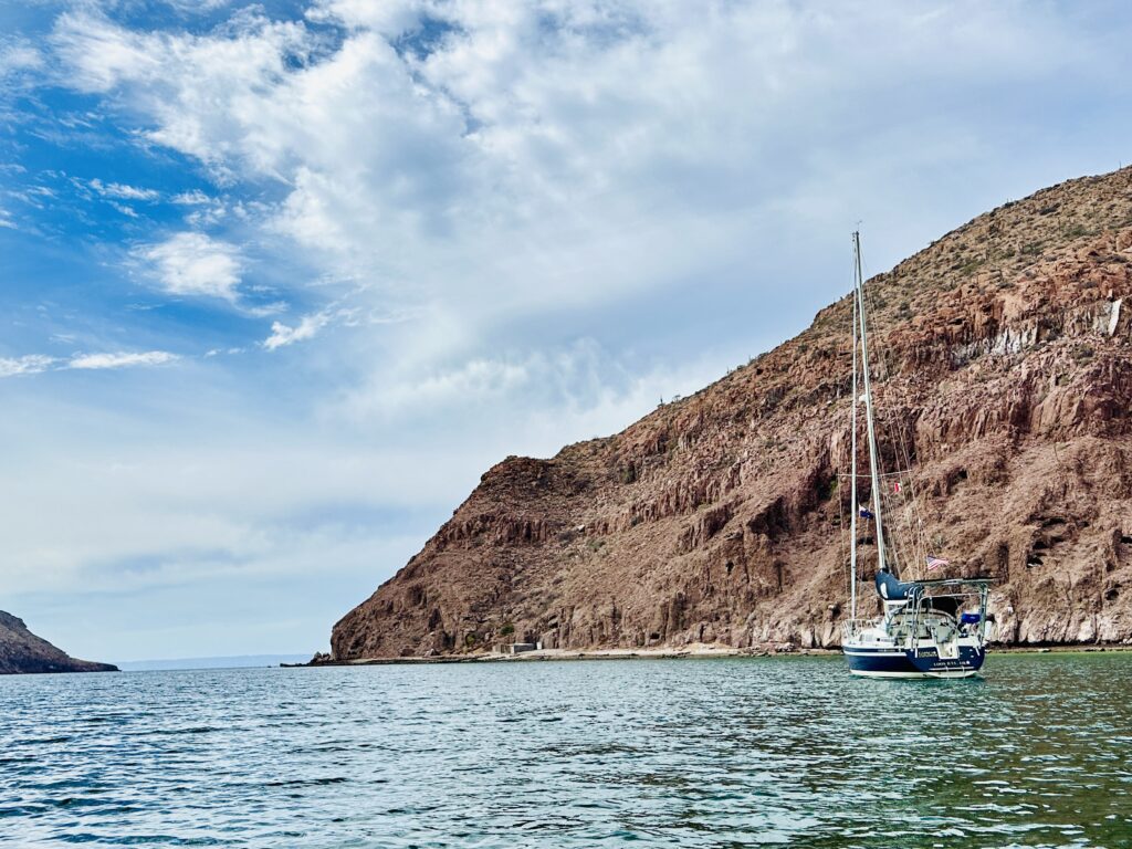 Sceptre 41 Sailboat, Gypsea Explorer in Sea of Cortez